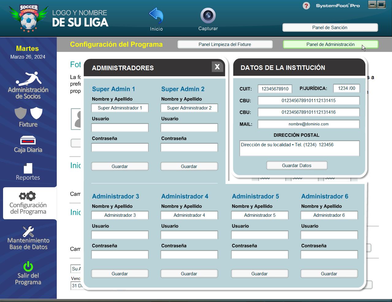 configuracion 4